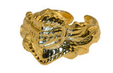 Gold Ring - Medieval - Knights Helmet